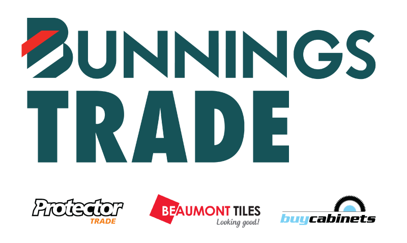 Bunnings Trade with sub partners Protector Trade, Beaumont Tiles and Buy Cabinets at Total Fitouts International Conference Gold Coast 2023