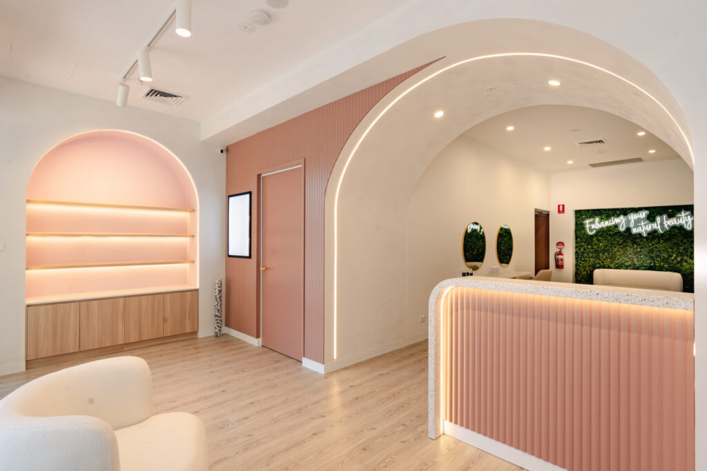The Fit Injector Clinic commercial wellness and beauty fitout by Total Fitouts