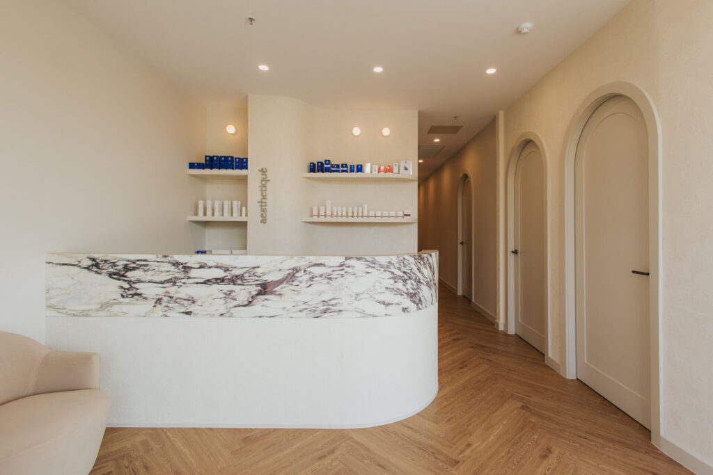 Aesthetique commercial wellness and beauty fitout by Total Fitouts Adelaide Central