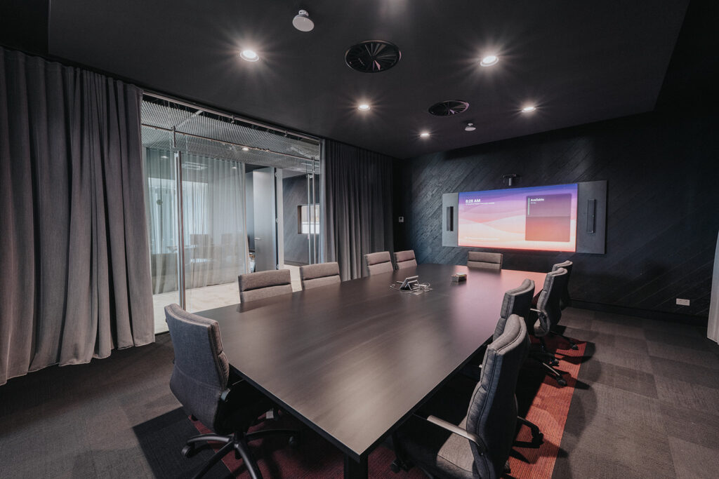 Raubex Commercial Office Fitout done by shopfit experts Total Fitouts Perth South