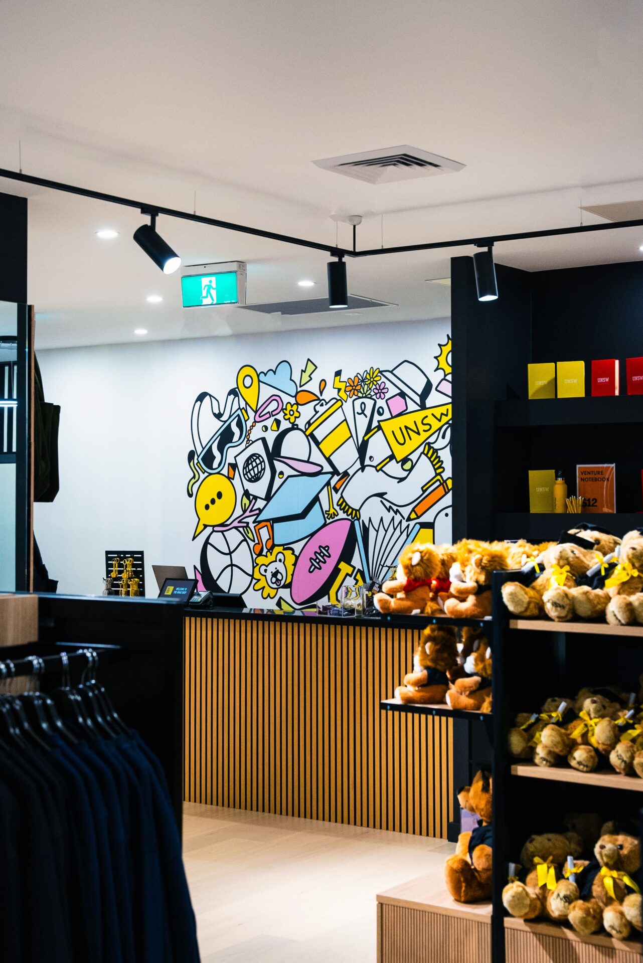 The Grad Shop commercial retail fitout by Total Fitouts Sydney South East